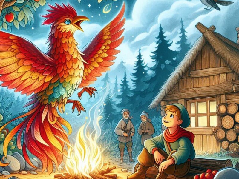 The Firebird and the Brave Woodcutter