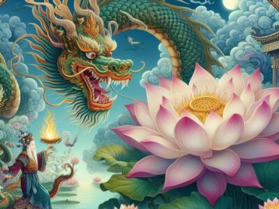 The Jade Dragon and the Lotus Flower