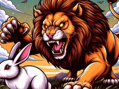 The Tale of the Clever Rabbit and the Fierce Lion